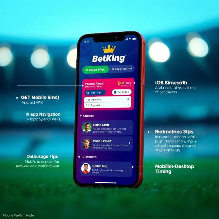 Tennis Court with Live Betting Odds Interface Illustration of a tennis court with betting odds displayed on a digital screen
