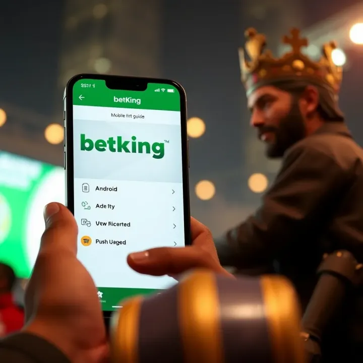 Secure BetKing account settings and protection icons