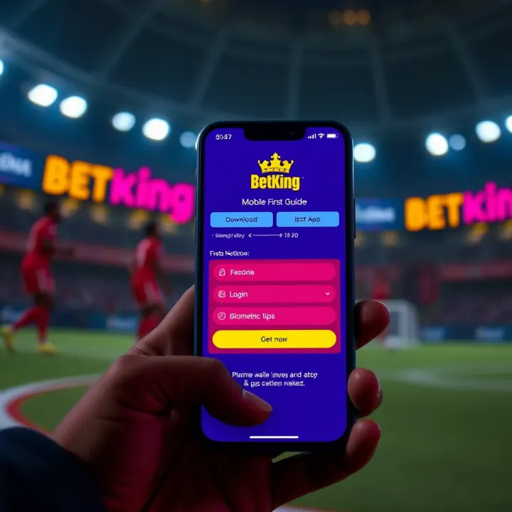Smartphone showing troubleshooting tips for BetKing app performance optimization