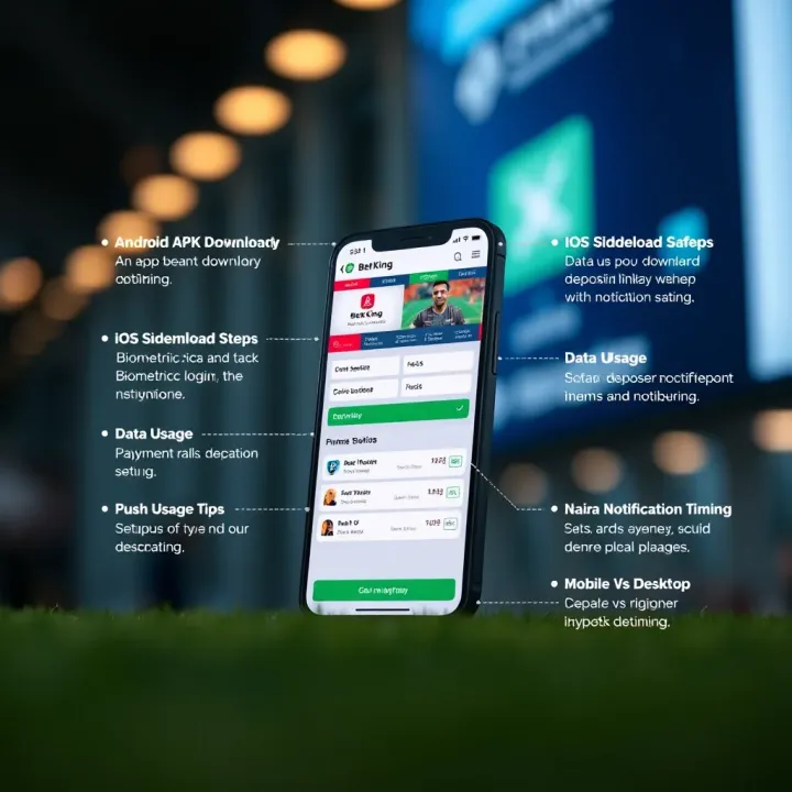 Successful Download and Installation of Betking Old Mobile App in Nigeria Notification on a mobile device showing a successful Betking app download and installation confirmation