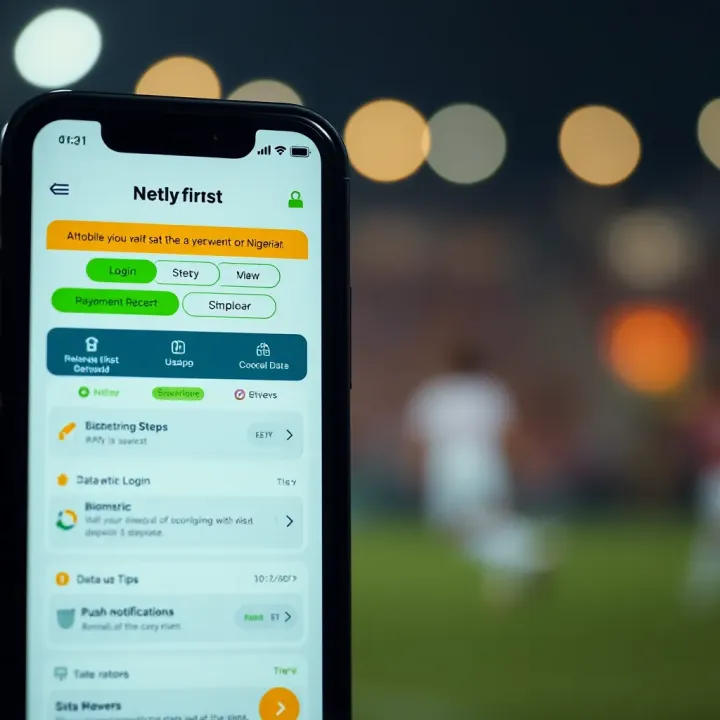 User interface of BetKing app showing betting options and secure login features