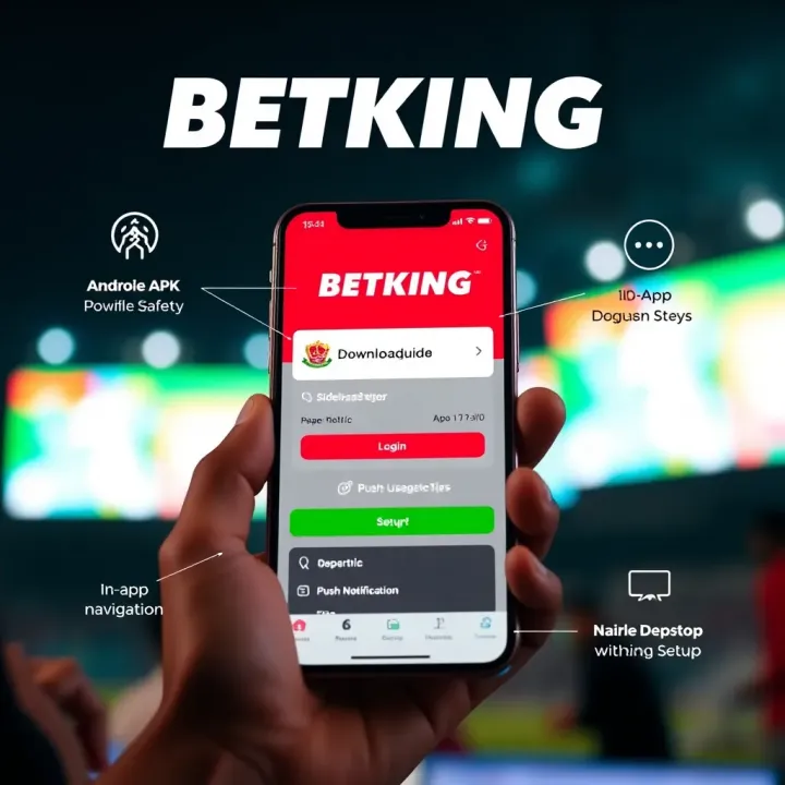 Downloading the BetKing App on iPhone iPhone screen displaying the BetKing app icon ready for installation