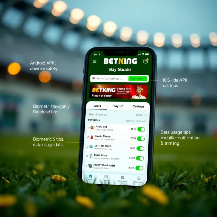 Mobile screen showing BetKing bonus account with bonus balance and wagering requirements details