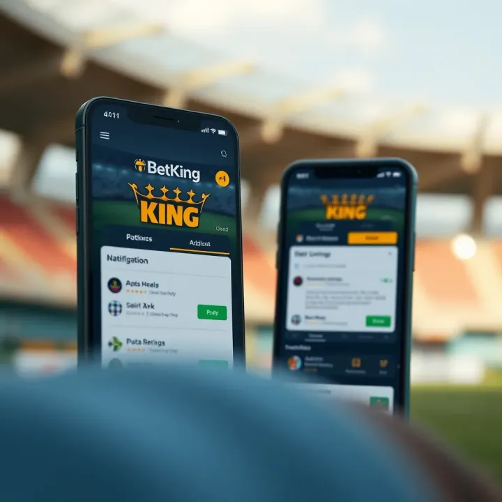 A digital betting slip showing a successful bonus claim on BetKing platform