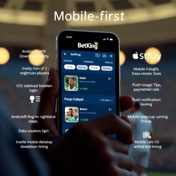 Graphic displaying key terms of BetKing free spins including eligibility and wagering requirements
