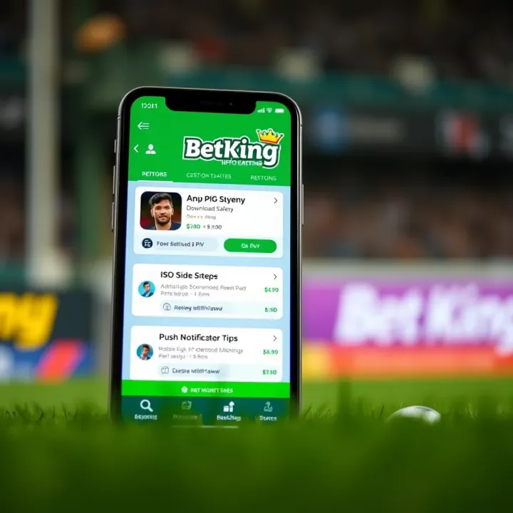 Accessing BetKing ES Live Login Interface User accessing BetKing ES Live platform on a mobile device showing login screen
