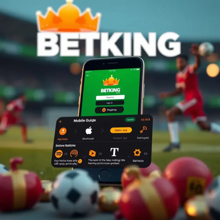 Secure login screen interface for BetKing platform