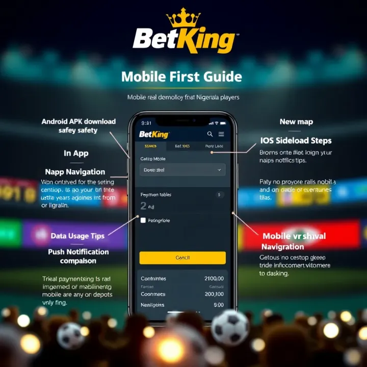Mobile phone screen displaying BetKing Nigeria login interface with clear buttons and Nigerian currency symbols