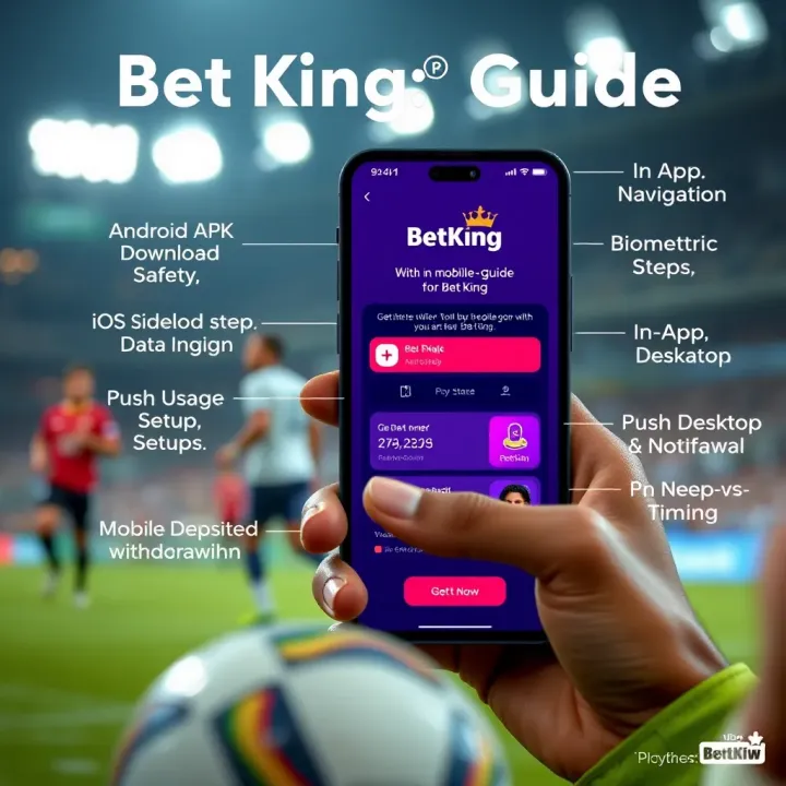 Screenshot of BetKing registration form displaying fields for username, email, password, and phone number