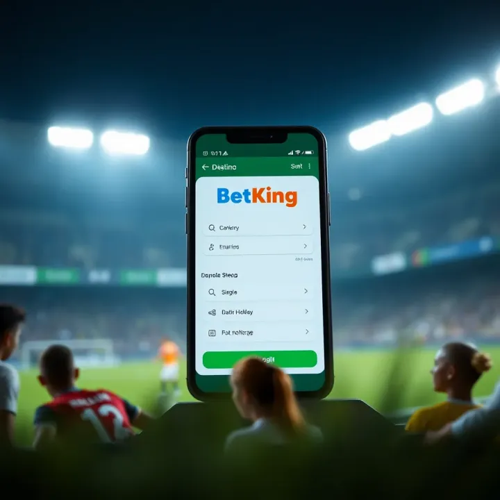 Colorful graphical interface of BetKing Spaceman showing dynamic game elements and betting options