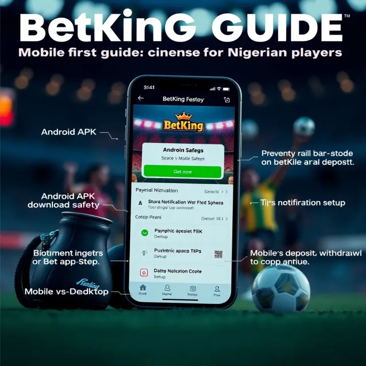 Secure payment methods icons available on BetKing UK app with promotional banners