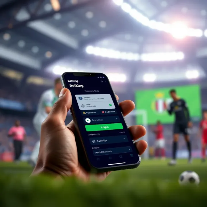 A smartphone screen displaying the Betking app with withdrawal options