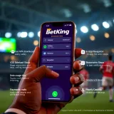 Illustration of strategic sports betting with digital tools on screen