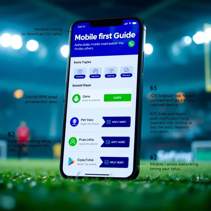 Mobile interface showing BetKing GH sports betting options and navigation menu