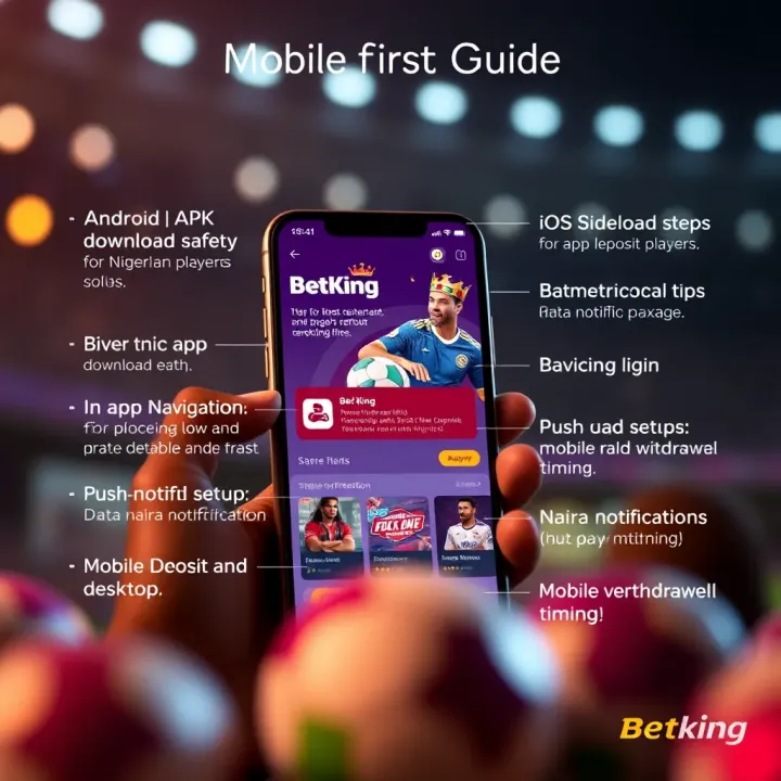 Dashboard displaying available sports matches and betting options on BetKing platform