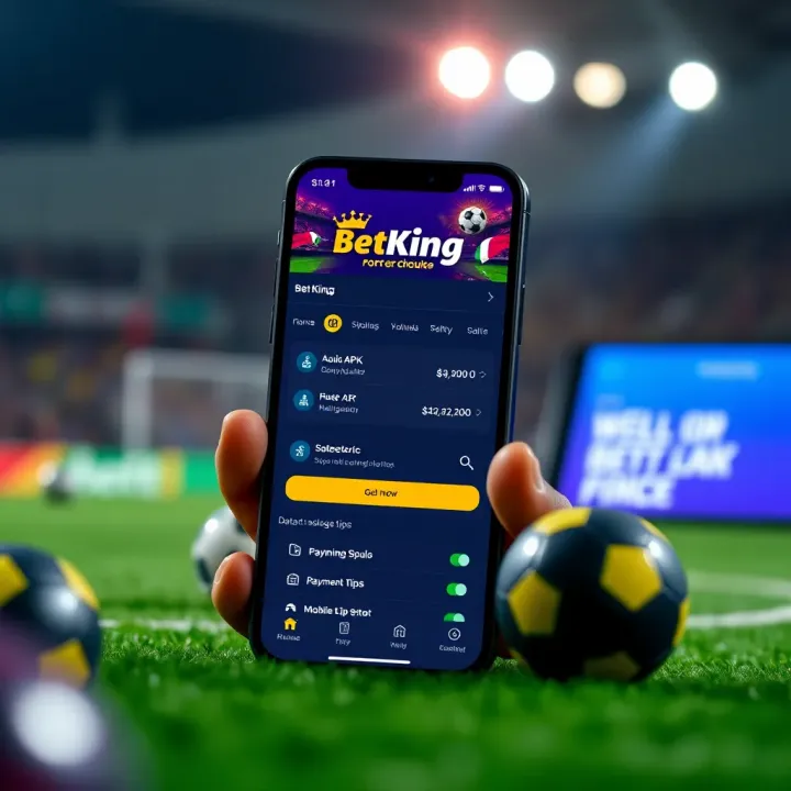 BetKing website displaying the booking code entry field