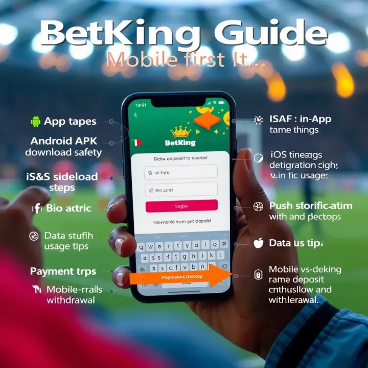 BetKing betting platform interface displaying Aviator game screen with colorful graphics and betting options