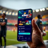 Visual guide displaying download and installation steps for the Betking app on mobile devices