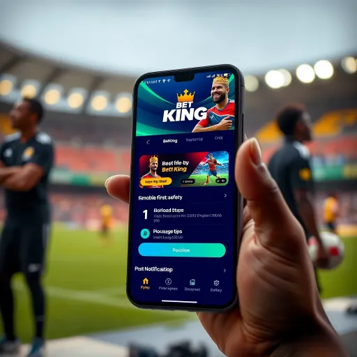 Download and Installation Guide for the Old Betking App on Mobile Visual guide displaying download and installation steps for the Betking app on mobile devices