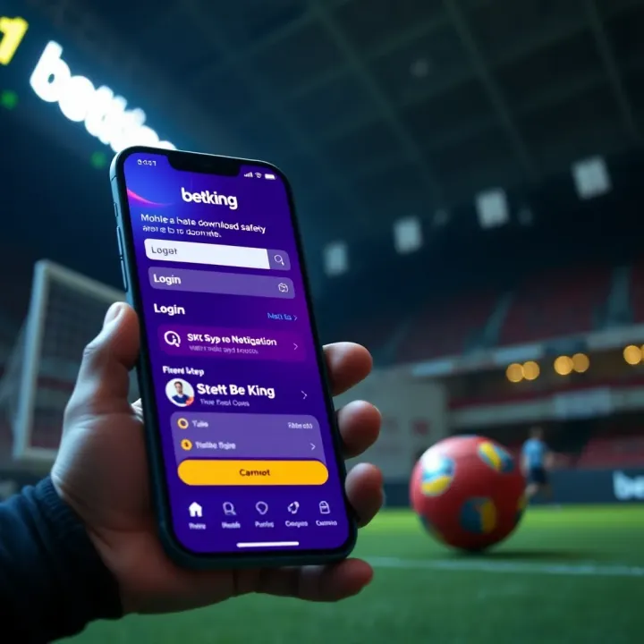 Live scoreboard showing current scores and betting odds on BetKing platform