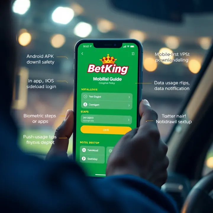 Graphic illustrating tips to improve BetKing status for Nigerian bettors