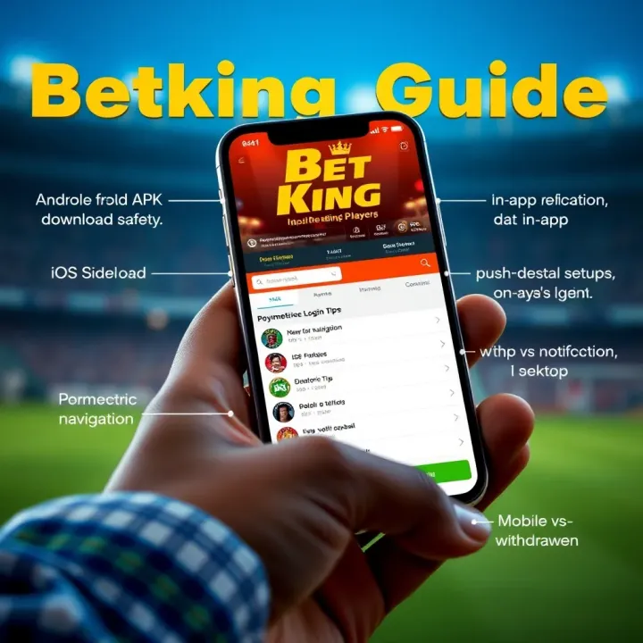 Overview of BetKing sportsbook interface showing various betting options and odds